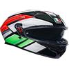 AGV CASCO K3 E2206 MPLK WING BLACK/ITALY M