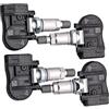 PENGNAQP Sensore gomme auto Compatibile Con Nissan Per Pulsar Per Qashqai Per Sentra 2019-2025 407003VU0A Sensore Pressione Pneumatici TPMS(4 Pieces)