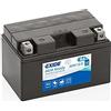 Exide AGM12-8 - Batteria di avviamento AGM per moto, 12 V, 8,6 Ah, 145 A