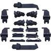 Generico Kit di riparazione completo per capote compatibile con Fiat 500 Cabrio Fiat 500C 500 C (16 pezzi)