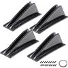 Wisylizv Diffusore per paraurti posteriore, diffusore posteriore a pinna di squalo, deflettore per paraurti posteriore per una migliore protezione del paraurti posteriore, modificati per auto