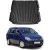 OMAC Vasca Baule Vasca Vano Carico Compatibile con Opel Zafira B 2005-2011 Gomma TPE Nero