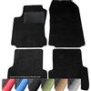 moto-MOLTICO Tappetini Auto Set di Tappeti in Moquette su Misura per Mercedes-Benz Classe C W201 1982-1993 (Filo Nero)