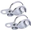 Asudaro 2pcs Morsetto per indicatori di direzione per moto Staffa per faro universale Supporto per lampada frontale Forcella 30-43mm Adattatore per staffa di estensione moto Supporto per prolunga per manubrio