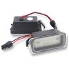 GZLMMY 2 pezzi Luci targa LED per auto con decoder per Fiesta JA8 Focus S-MAX C-MAX Mondeo Kuga Galaxy 2010,12v 18SMD 6500k bianco
