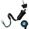 ZAPYVET Interruttore di accensione con chiave di blocco a 4 fili, for scooter 50cc 90cc 110cc 125cc 140cc 150cc 200cc 250cc, quad, go-kart, ATV, pit bike Unità modulo scatola CDI