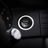 M.JVisun Fibra di Carbonio Auto Accensione Avviamento Interruttore Adesivi Motore Start Stop Pulsante Cover per Land Rover Discovery Sport per Range Rover Evoque Velar - per Concavo Pulsante - Nero