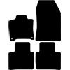 Kovvar Basic Tappetini auto per Citroën C5 X | 2022-2026 | 4 pezzi | Feltro agugliato 5 mm | Versione: Hybrid e-DCS6 (48V) | Moquette su misura | Antiscivolo | Bordo effetto nabuk | 1625 g/m²