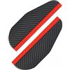 XIZHID 2 pezzi Specchietto retrovisore Visiera antipioggia per Renault Clio 5 (V) I 2019-2024, impermeabili con struttura in fibra di carbonio per accessori auto