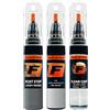 F FIRANTO FIRANTO Kit Riparazione Vernice Auto per Honda Motorcycles NH-B44P Mat Pearl Cool White - Set rimuovi Graffi per Vernice Auto 3in1-15ml Primer, Pennarello ritocchi Vernice, Vernice lucidante