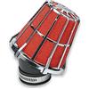 Malossi Racing - Filtro dell'aria 38 mm, colore: Rosso/Cromo