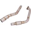PONNYC Collettori di scarico Per Y&amaha YZF R15 V3 R125 Per MT125 2020-2021 Moto Completo Del Di Scarico Modificare Collegamento Anteriore Del Silenziatore Del Tubo Tubo Marmitta Scarico(Color:11)