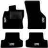 QUEMAR Tappetini Auto per Golf VII 2012-2019, Bordo Antracite, 4 Ricami | Kit Tappeti Moquette e Gomma su Misura / Set 2 Anteriori + 2 Posteriori / Ricami e Colori Personalizzati / Antiscivolo