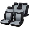 Walser coprisedili compatibili con chevrolet matiz 2005-2010 13414 nero grigio fodere auto