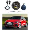 D'angelo 1988 Kit Ruotino di Scorta 18 compatibile con @ u d i A3/A3 Sportback con Cric, Chiave, Guanti e Sacca