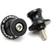 KFHBNI bulloni per asse posteriore e forcellone Per CF MOTO 250SR 450ss 400GT 650GT 650MT 650NK 700CLX 800MT 700MTMotorcycle Forcellone Viti Cavalletto Posteriore Slider(Black)