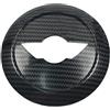 uvcany Lo stile del UK Accessor interni Auto Copertura del pannello centrale del volante, Adesivo per volante per Mini Cooper One/S/JCW Serie R R50 R52 R53 2002-2006(Modello di carbonio)