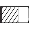 MAHLE Kit fasce elastiche 06354N0 | Compatibile con: ALFA ROMEO 145, 146, 147, 156, 156 Sportwagon, GT, GTV, SPIDER, FIAT BARCHETTA, BRAVA, BRAVO I, COUPE, MAREA