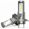 DISCORAMA COPPIA LED LAMPADINA PER FARI AUTO MOTO H4 H7, LED AUTO LUCE BIANCA 6000K 6000LM, ABBAGLIANTI ANABBAGLIANTI 2 PEZZI (H7)