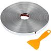 TUCKBOLD Nastro Decorativo Per Finestre Auto Argento 1Pc Anti Graffio | Larg. 12mm, Lung. 10m, Materiale Plastica, Uso Esterno/Interno, Per Paraurti, Porta, Corpo Laterale, Facile Da Tagliare