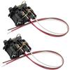 Yurefax Adattatore for cablaggio lampadina fari anabbaglianti H7 2 pezzi, Ford, for Focus, 2 MK2, for Focus, 3 MK3 con cavo lungo 20 cm, nero Adattatore per presa lampadina fari auto