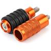 WYLWSHA moto Poggiapiedi Per 790 890 R 2019-2022 Moto Leva Cambio Puntale Pedale Freno Posteriore Leva Cambio Piastra Poggiapiedi Accessori moto Pedane(1 Set Orange)