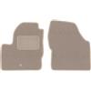 Wielganizator Tappetini anteriori compatibili con Land Rover Freelander II SUV - Beige (RAL1019) Tappetini per auto - 2 pezzi