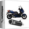 MOTOTOPGUN arrow scarico omologato open urban alluminio nero nero compatibile con yamaha xmax x-max 300 2023 2024 mototopgun