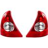 EASYSHOP24H Set 2 Faro Fanale Fanalino Posteriore SX DX Per Clio II Phase 2 da 2001 a 2005 Stop Gruppo Ottico Sinistro Lato Guidatore Destro Passeggero