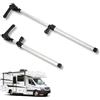 HERCHR Asta di Supporto Per Finestra Camper, Accessorio Per Puntone di Sollevamento Telescopico in Lega di Alluminio con Resistenza All'ossidazione da 310‑435 Mm Per Rimorchio Camper Camper