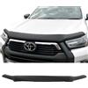 JHCHAN Deflettore per cofano per Toyota Hilux 2021-2024, Hilux AN110 AN120 AN130 MK8 Pick-up Protezione cofano, Acrilico nero