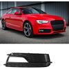 GSRECY Copertura griglia fendinebbia anteriore lato guida destro compatibile con Audi S5, A5 S-Line 2013-2016