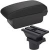 EVEKHAHHRB per Seat per MII Scatola Portaoggetti Universale per Console Auto Bracciolo Portabicchier Accessori Ricambio Bracciolo Centrale(C Black Line No USB)