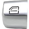 VBVKEPENDZ Pulsantiera Alzacristalli Per Mercedes Per B&enz CE GLC Classe S W205 W253 W213 W293 W222 Pulsante Sollevamento Regolatore Finestrino Dell'auto Interno(Silver 1)