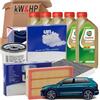 kW&HP KIT TAGLIANDO 3 FILTRI + 5LT OLIO ORIGINALE EDGE 5W30 COMPATIBILE CON TIGUAN (AD1) 1.5 TSI 110kW 150CV