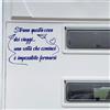 Generico Adesivo sticker camper frase frasi AMORE PASSIONE VIAGGIARE CAMPER -caravan roulotte- accessori grafiche fiancata scegli colore cod.1980 (049 Blu Royal, cm 35 x 26)