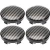 JGDLBXJY 4Pcs Coprimozzi Coprimozzo per Jeep Gladiator Grand Cherokee Liberty Meridian,60mm Accessori per Cerchioni per Pneumatici per Auto Accessori Protettivi Tappi per Cerchi Decorativi,Black