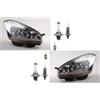 Johns Fari alogeni adatti per Citroen C4 Picasso 07-10 Set di lampadine Li Re