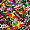 Generico Dmax.italia Pellicola Adesiva Car Wrapping Sticker Bomb 30x150 Cm Multicolore PVC Cast Vinile Cast 100 Micrometers Automobile