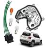 BTFWM Kit staffa fanale posteriore, BTFWM Supporto lampada fanale | posteriore con cablaggio e lampadina lato guida sinistro compatibile con 2015-2023, per Jeep, per Renegade