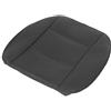 Shanrya Cuscino del sedile in pelle PU, coprisedile per auto elegante resistente all'abrasione, per sedile anteriore(Nero)