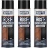 Everfix Convertitore di ruggine spray con primer (3 x 500 ml) per metallo - rimuovere la ruggine su auto, bicicletta, recinzione, ecc.