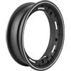 Generico CERCHIO IN LEGA NERO OPACO TUBELESS COMPATIBILE CON VESPA 50 SPECIAL PK PX CON MISURE 3.00/50.10