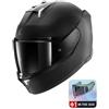 Generico Casco Shark integrale nero opaco Skwal i3 DARK SHADOW bluetooth ready taglia L