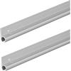 APT 2 x Binario per Keder in Alluminio Listello per Keder Binario per Tenda 180° 100 x 2,6 cm Profilo Keder per Camper Roulotte Campeggio