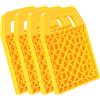 Generic Set di 4 cuscinetti stabilizzatori per cric, per, roulotte, viaggi, campeggio, parcheggio, spiaggia, picnic, viaggi su strada, avventure all'aperto