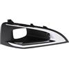 RRKBDQEL Fari fendinebbia Per Peugeot 3008 P84 2016 2017 2018 2019 9817136777 Griglia Di Copertura Fendinebbia Paraurti Anteriore, Griglie Fendinebbia Cornice Fendinebbia Proiettore Fendinebbia(Only Right)