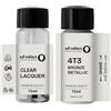 SD COLORS BRONZE METALLICO 4T3 - Vernice per ritocchi da 15 ML, colore: bronzo metallizzato (coppia+lacco)