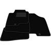 Generico Tappetini compatibili con Kia Ceed 2007-2009 -1 gancio lato guida no decoro, kit tappetini auto personalizzati, set tappeti in moquette, tappeto auto