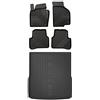 MOTOS Set di tappetini in gomma e tappetini per il bagagliaio per Volkswagen Passat B6 2005-2010 Migliorare il comfort di viaggio con tappetino antiscivolo auto 3D- tappetini per tutte le stagioni aut